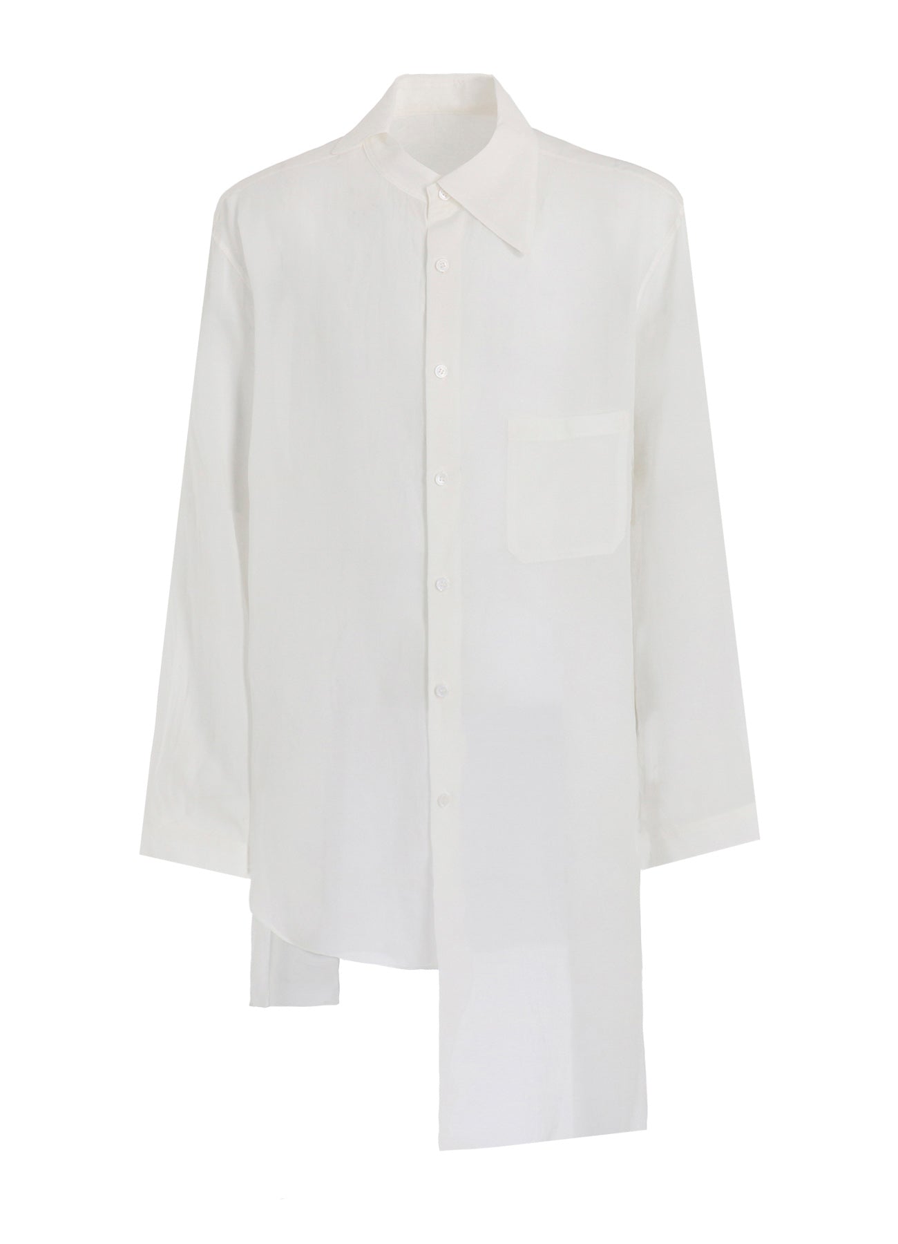 60 CELLULOSE LOAN UNBALANCED COLLAR BLOUSE