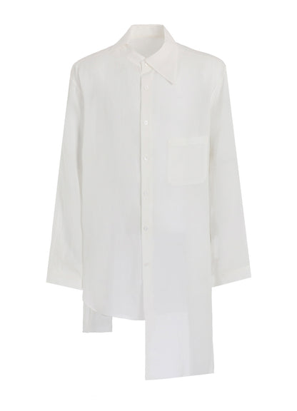 60 CELLULOSE LOAN UNBALANCED COLLAR BLOUSE