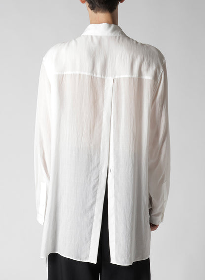60 CELLULOSE LOAN UNBALANCED COLLAR BLOUSE