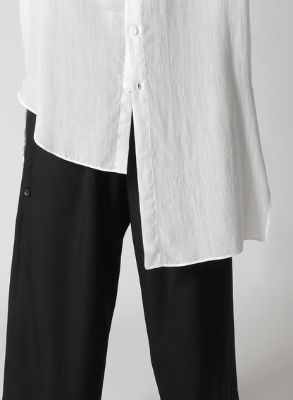 60 CELLULOSE LOAN UNBALANCED COLLAR BLOUSE