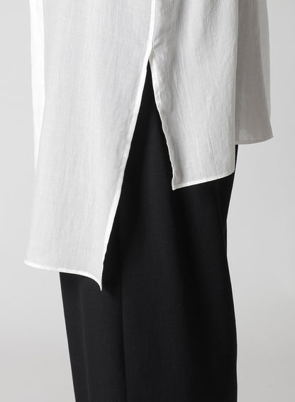 60 CELLULOSE LOAN UNBALANCED COLLAR BLOUSE