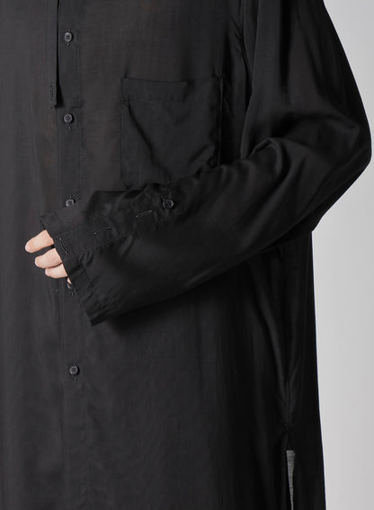 80 MODAL LOAN ASYMMETRY COLLAR BLOUSE