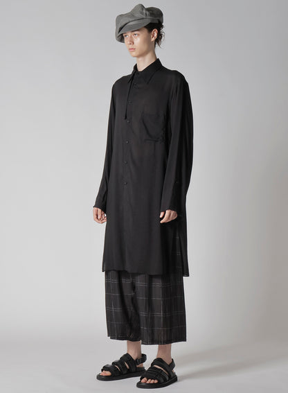 80 MODAL LOAN ASYMMETRY COLLAR BLOUSE