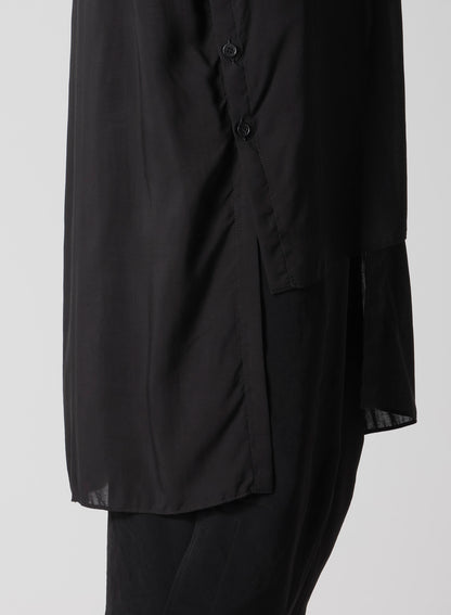 80 MODAL LOAN ASYMMETRY STAND BLOUSE