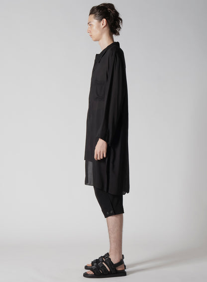 80 MODAL LOAN ASYMMETRY STAND BLOUSE
