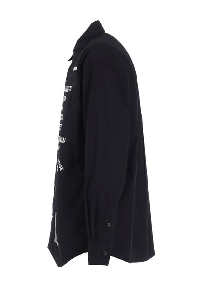 【Restock 12/14 10:00(JST)】Yohji Yamamoto x NEIGHBORHOOD PRINT SHIRT LS　