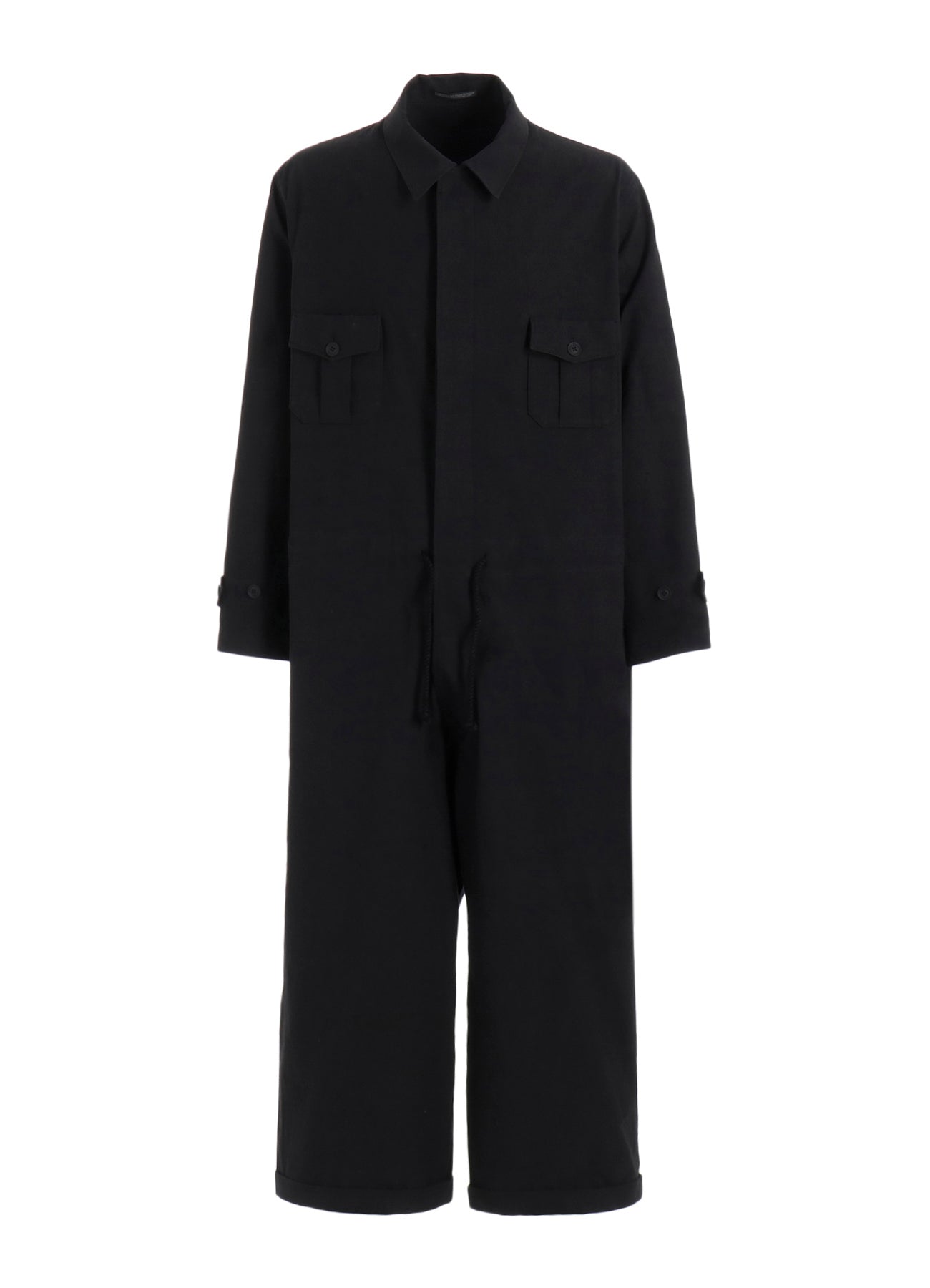 C/ZAZA CLOTH DOUBLE PLACKET JUMPSUIT