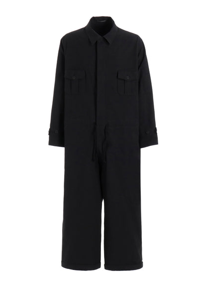 C/ZAZA CLOTH DOUBLE PLACKET JUMPSUIT