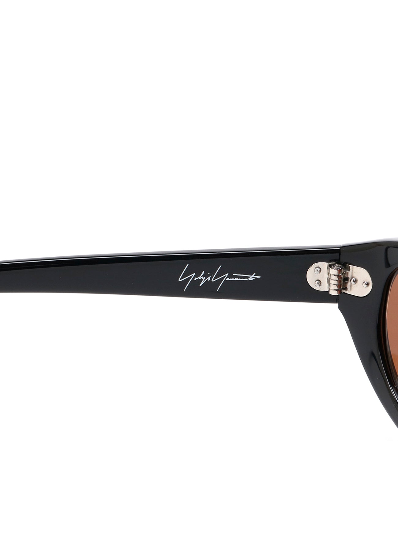 BLACK ACETATE CURVE SUNGLASSES