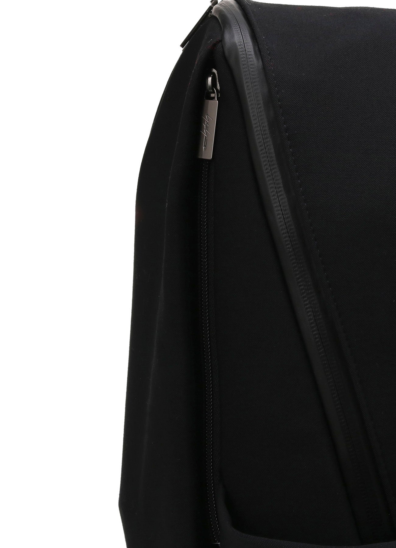 WOOL GABARDINE/NYLON TUCK BACKPACK