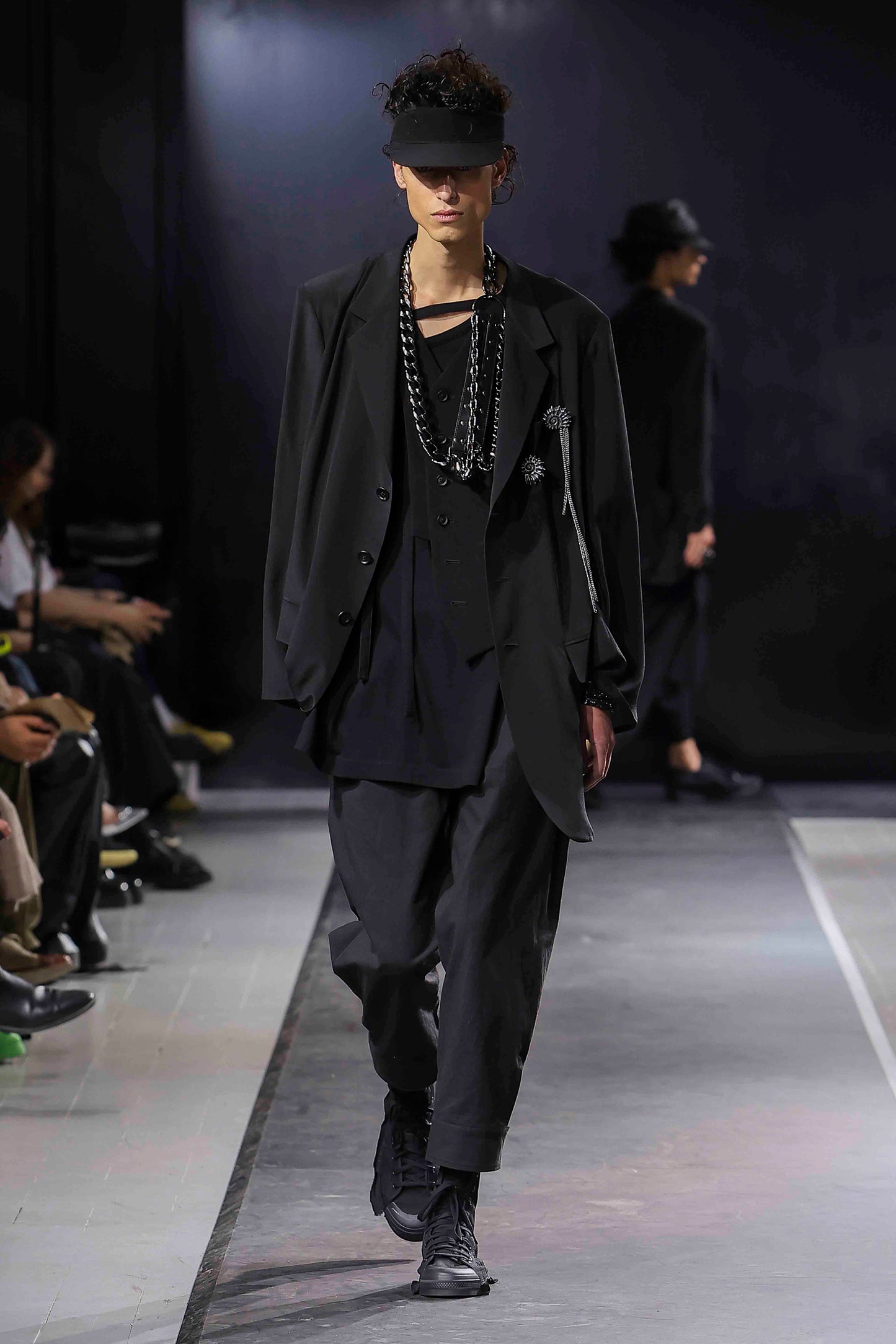 12M SILK DECINE BACK OPENING JACKET