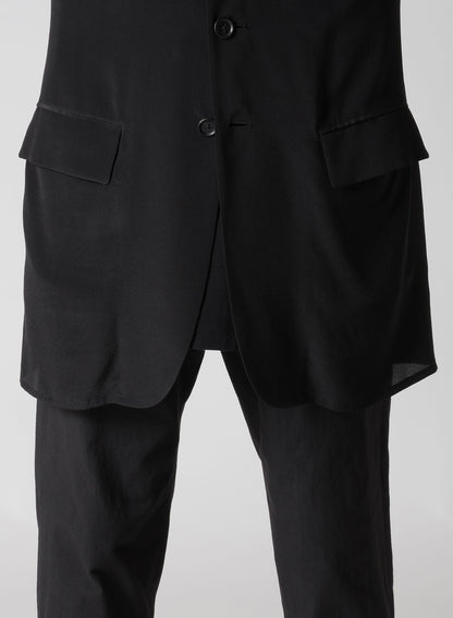12M SILK DECINE BACK OPENING JACKET