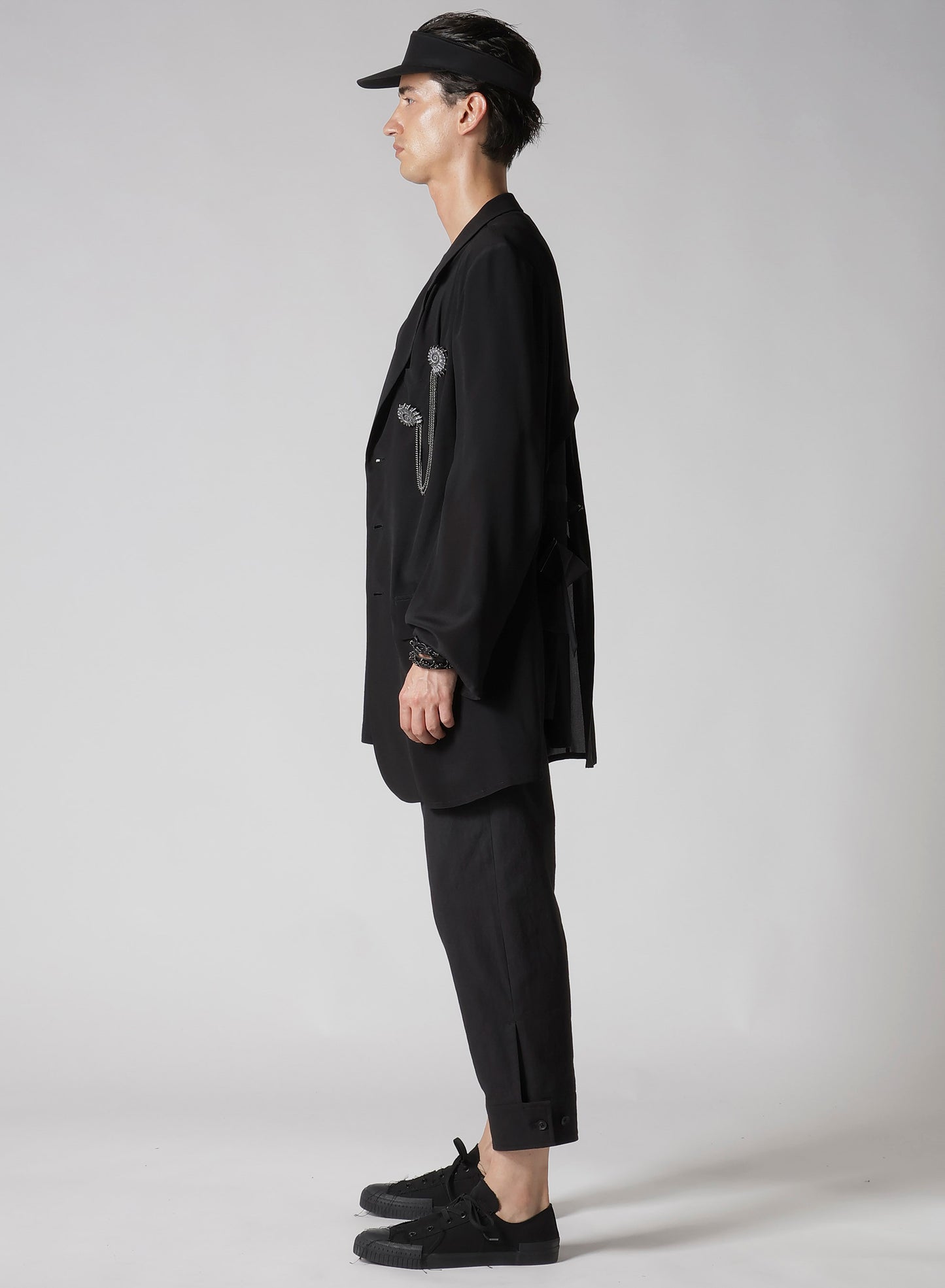 12M SILK DECINE BACK OPENING JACKET