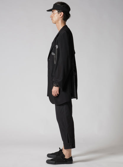 12M SILK DECINE BACK OPENING JACKET