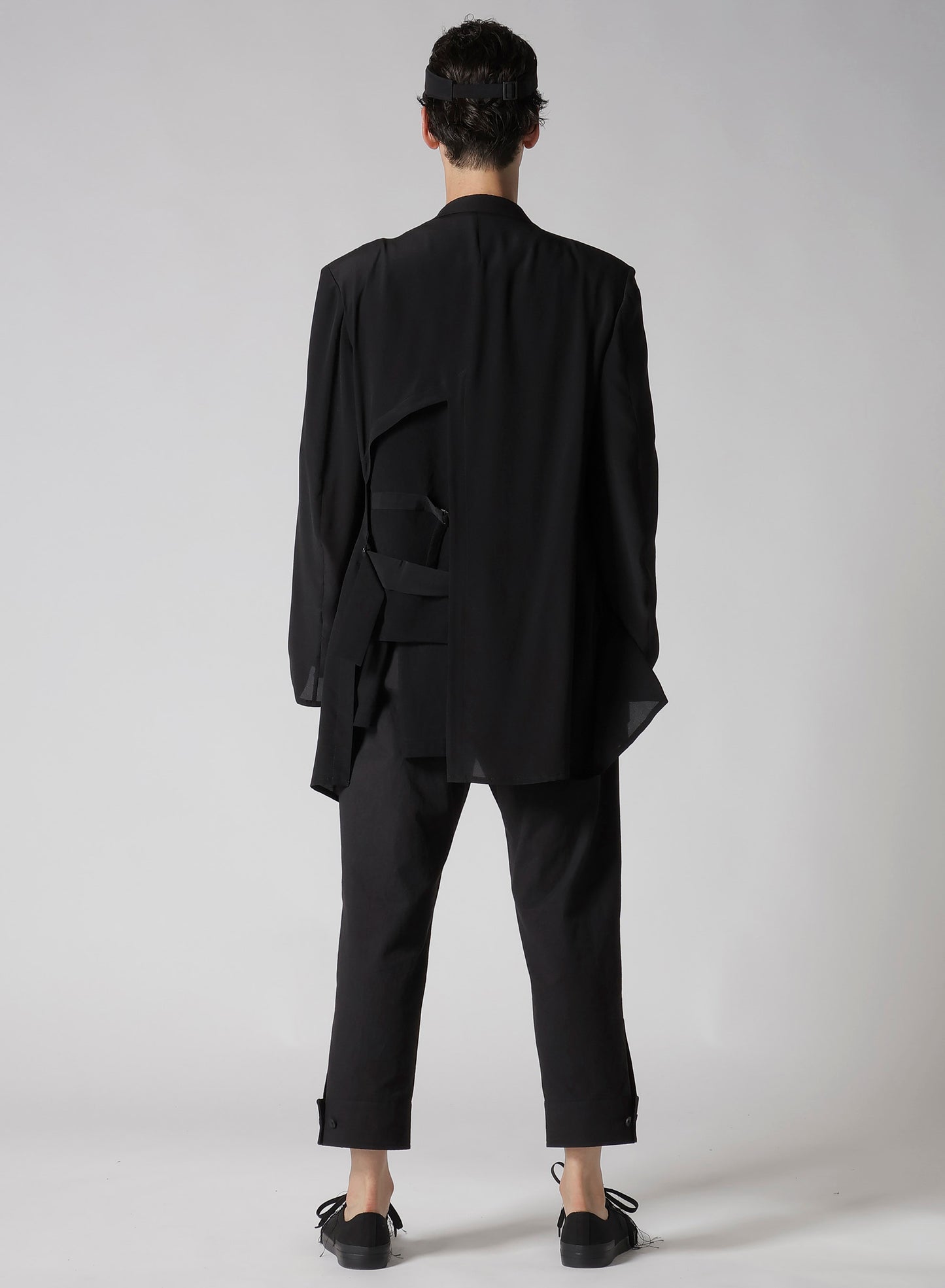 12M SILK DECINE BACK OPENING JACKET
