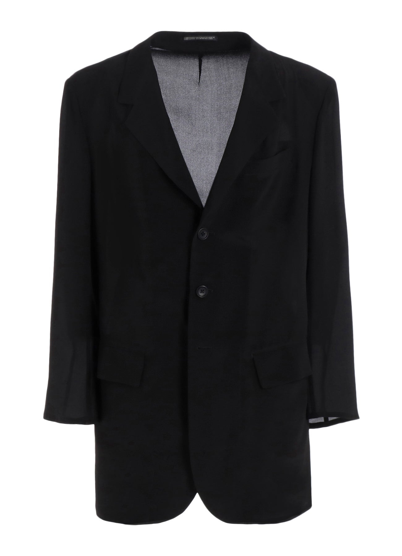 12M SILK DECINE BACK OPENING JACKET