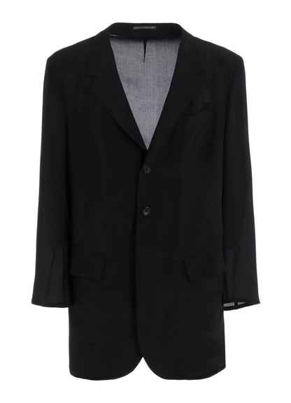 12M SILK DECINE BACK OPENING JACKET