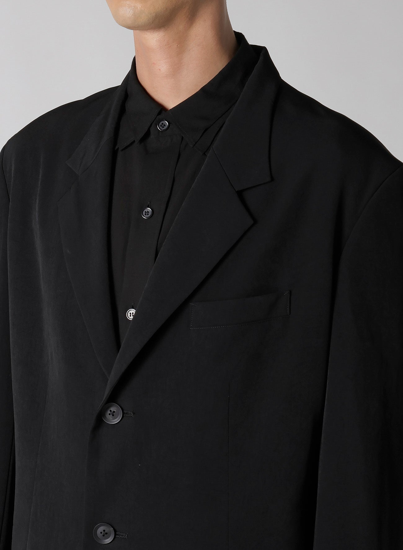 TA TUXEDO BACK CENTER FASTENER JACKET