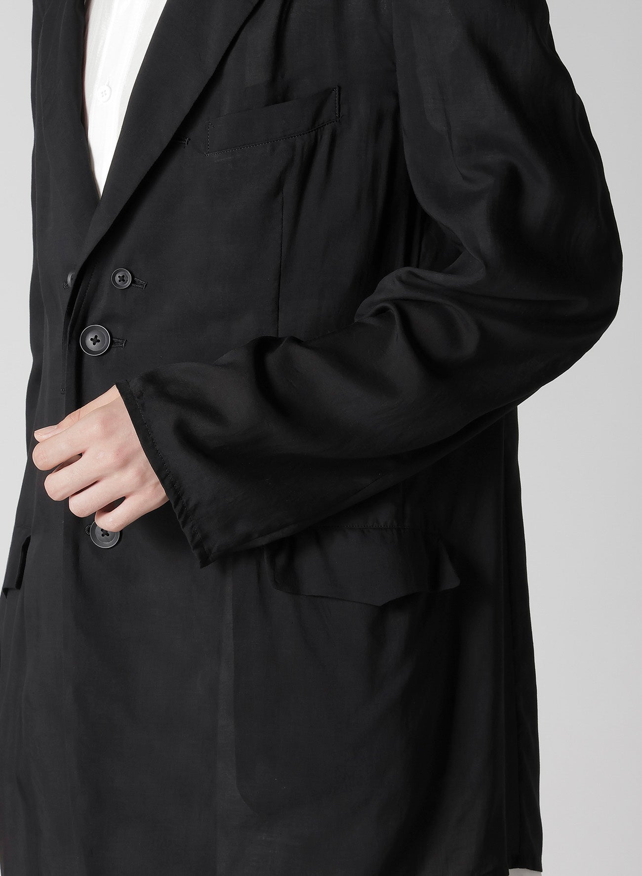 80 MODAL LOAN DETACHABLE COLLAR JACKET