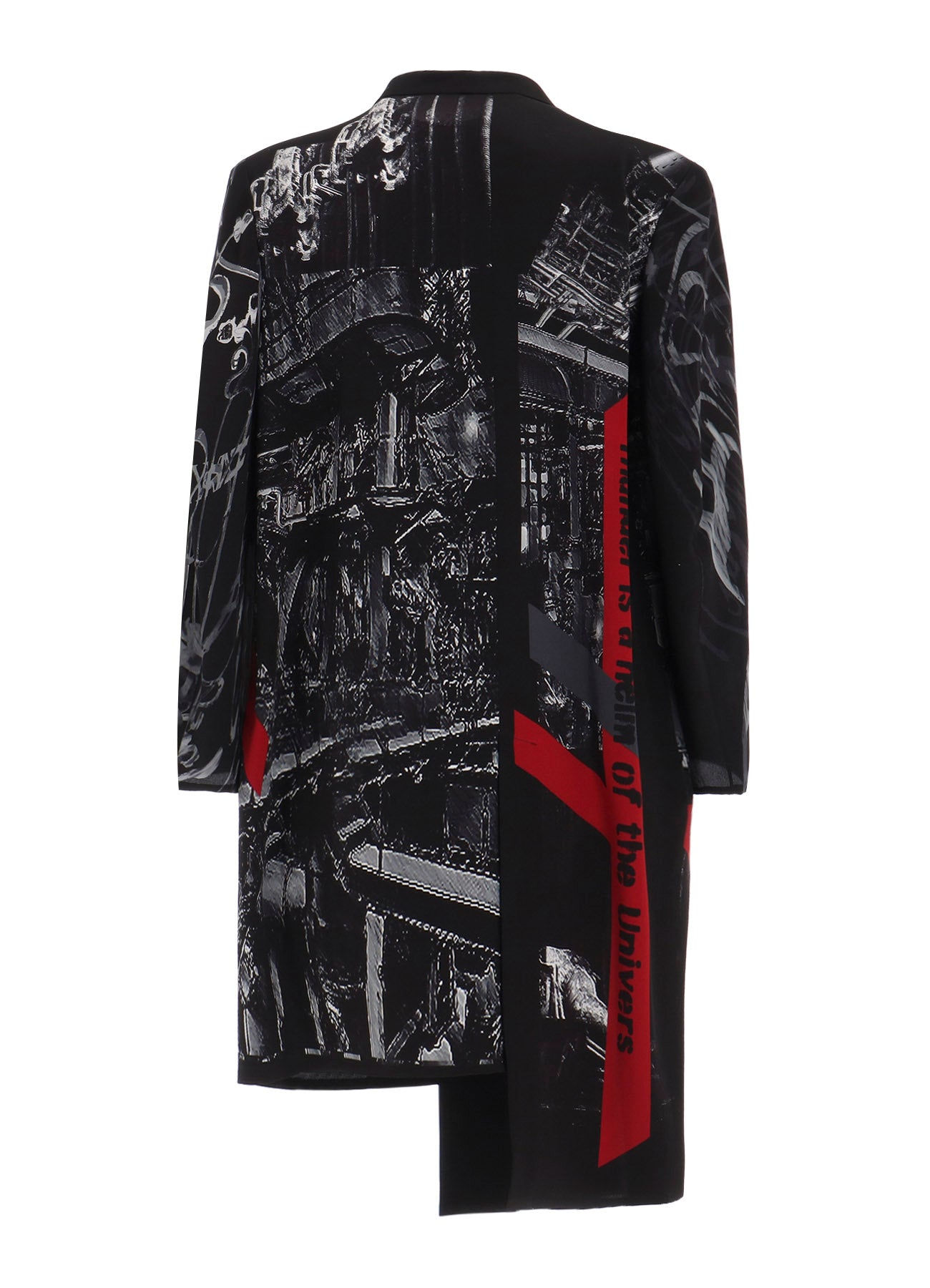 UNIVERSE MESSAGE PRINT JACKET