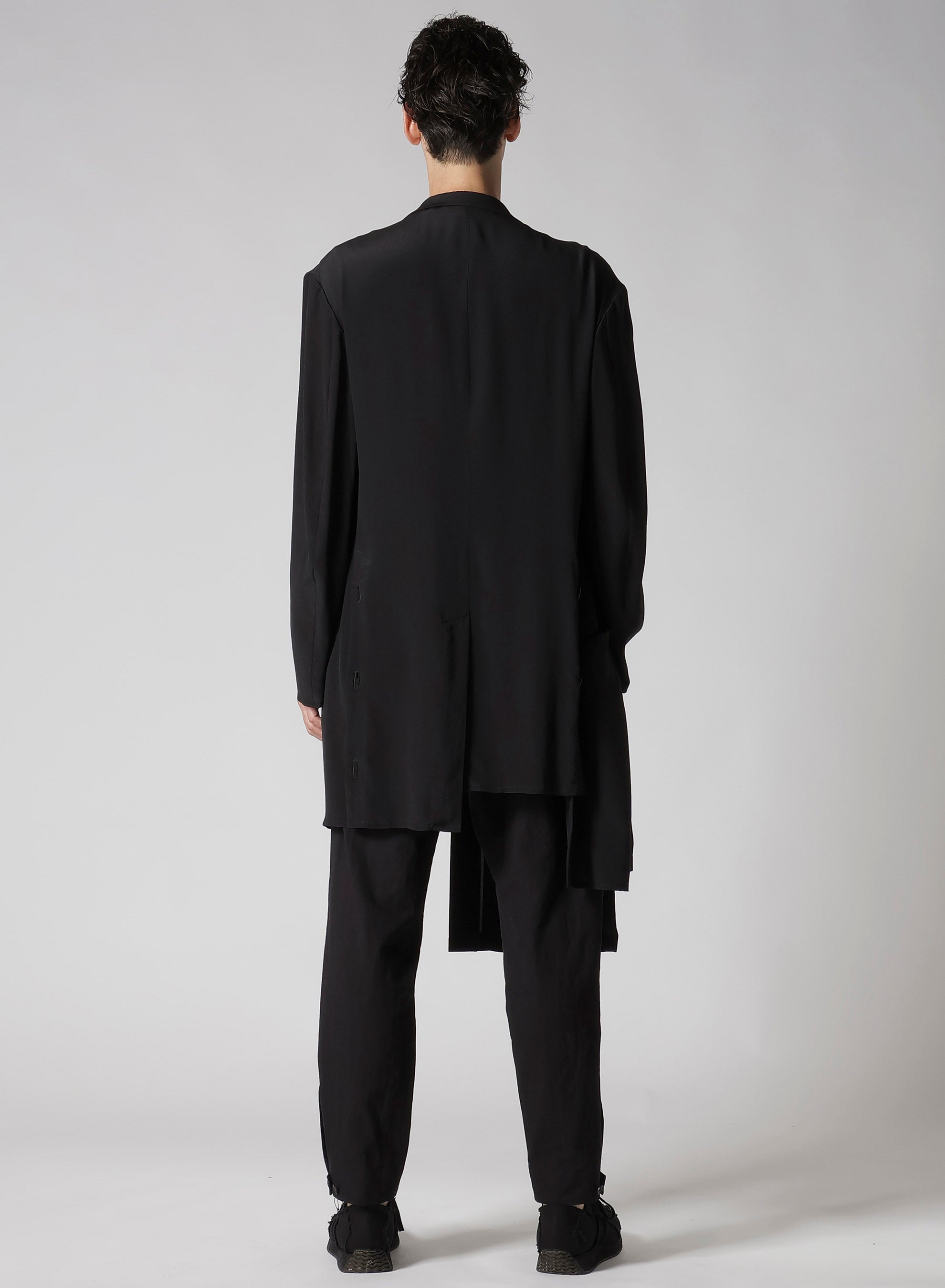 12M SILK DECINE ASYMMETRY JACKET – THE SHOP YOHJI YAMAMOTO