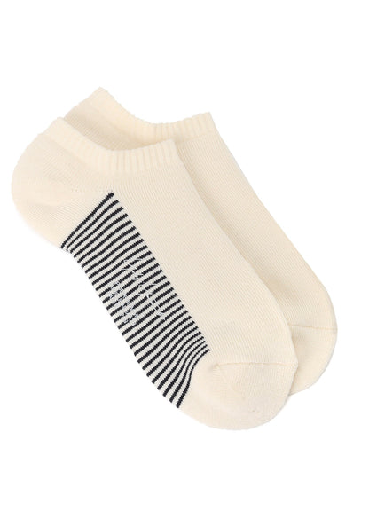 C/AC PILE JERSEY SHORT BORDER SOCKS