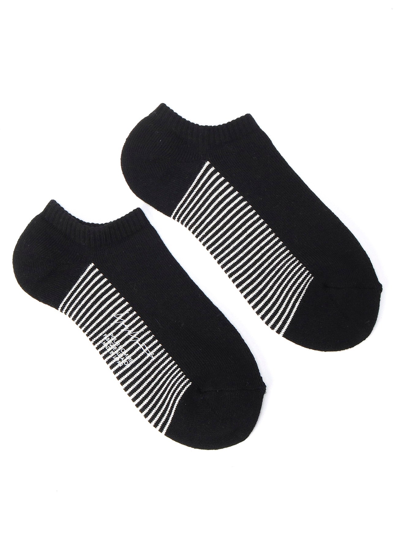 C/AC PILE JERSEY SHORT BORDER SOCKS