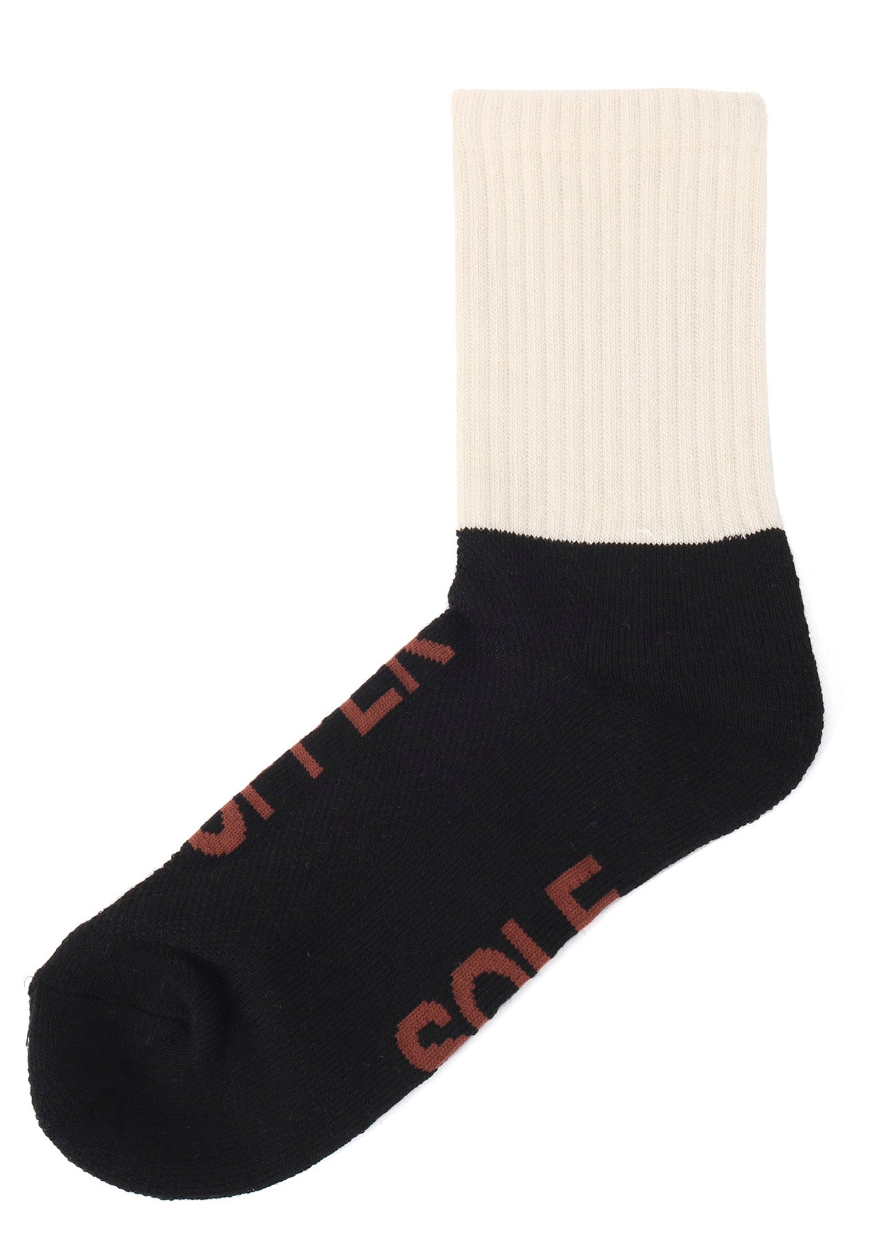 C/AC PILE RIB BICOLOR SOCKS