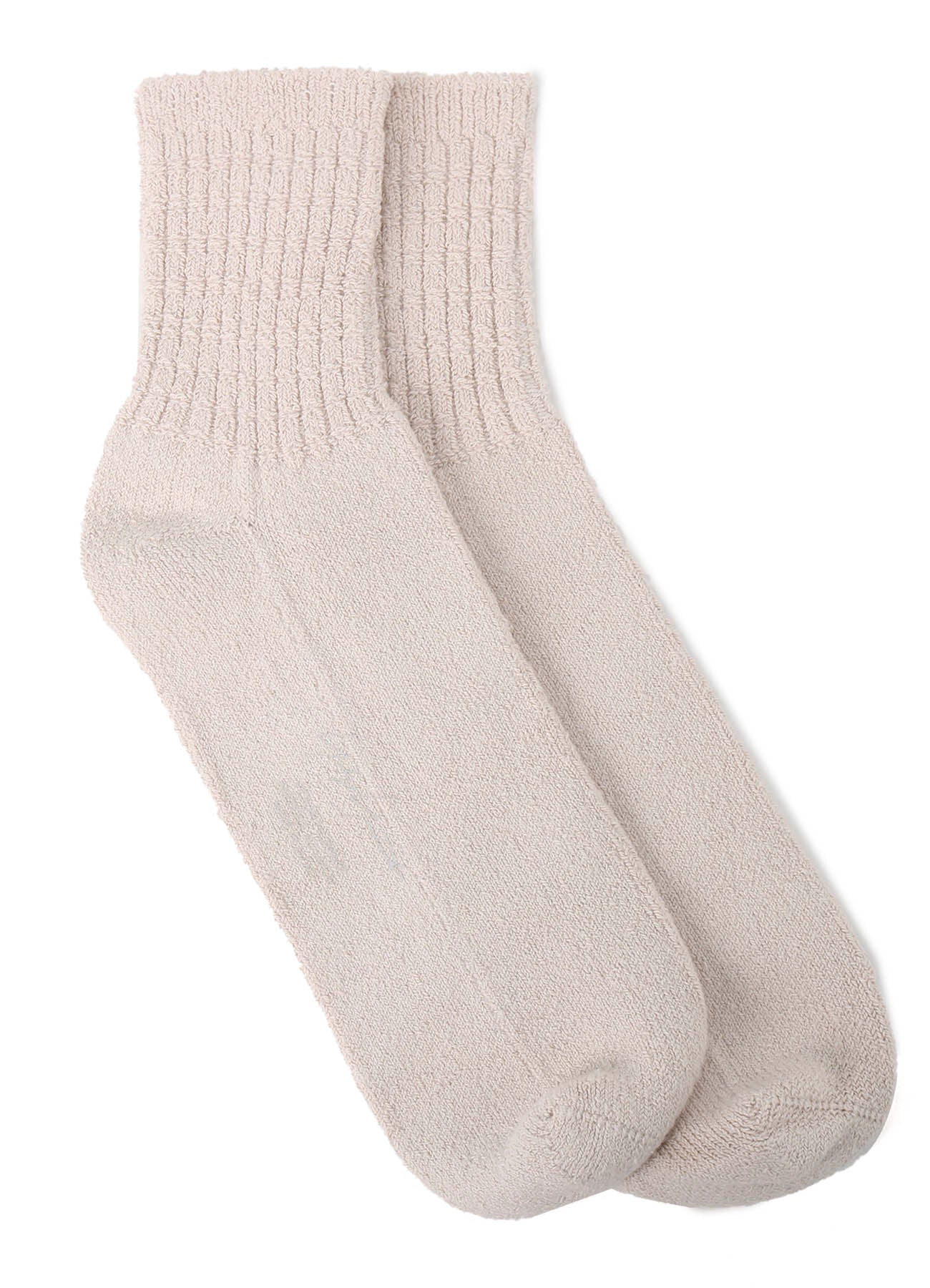 1/28 RAW SILK ANKLE RIB SOCKS