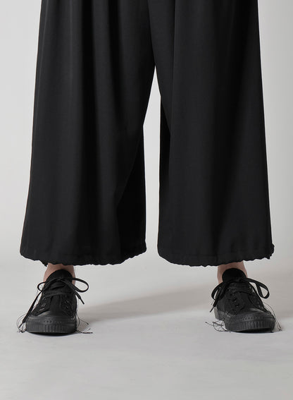 WOOL GABARDINE STANDARD BALLON PANTS