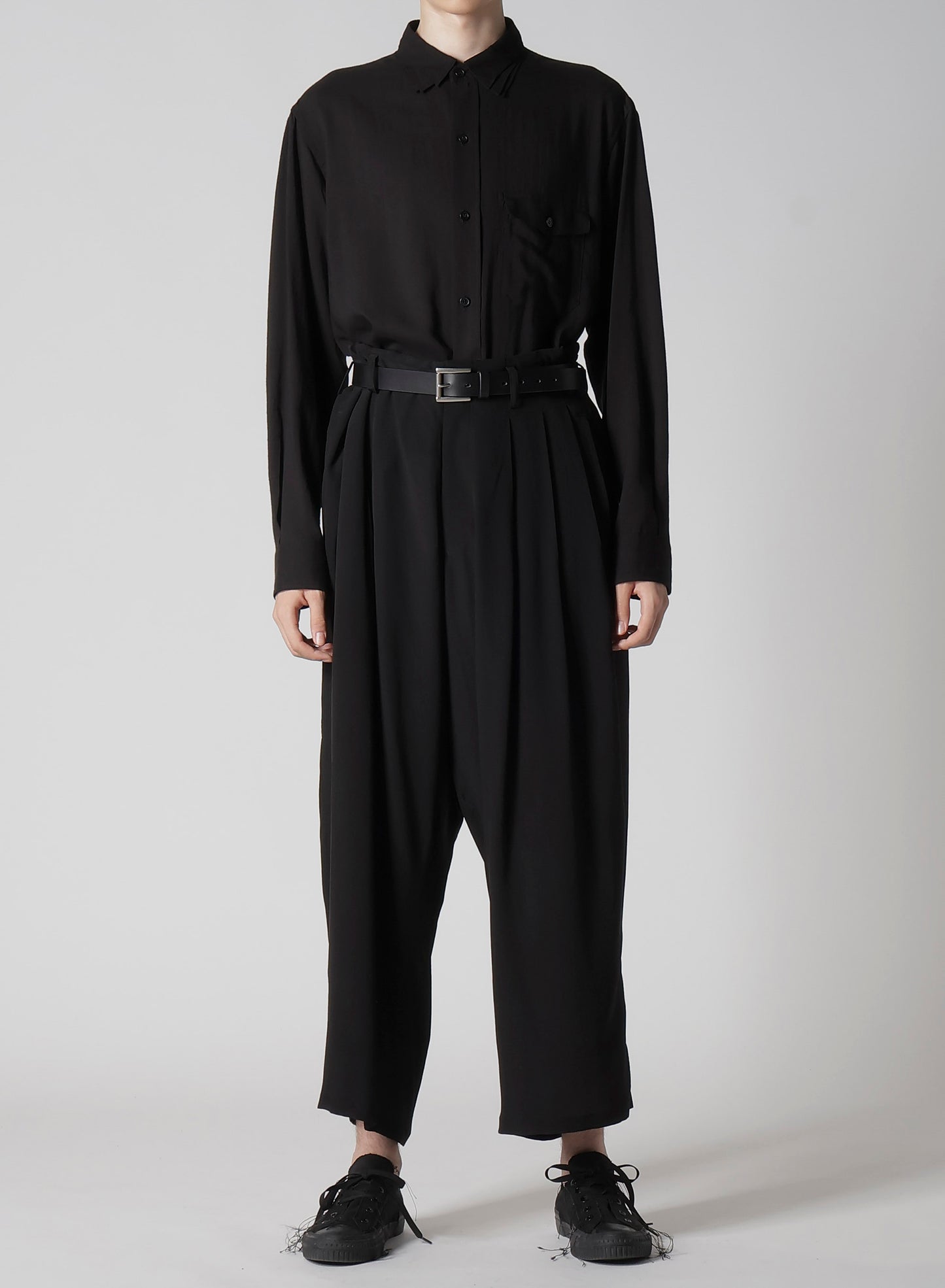 12M SILK DECINE UNBALANCED PANTS