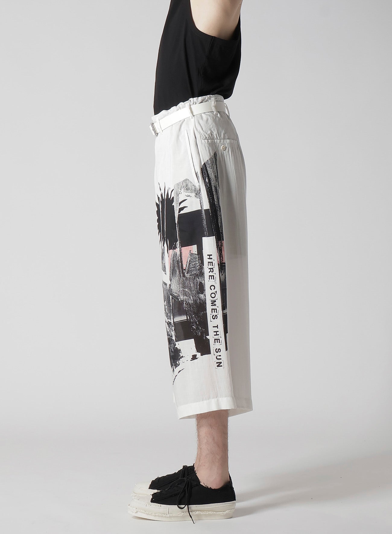 SUN MOTIF PRINT PANTS