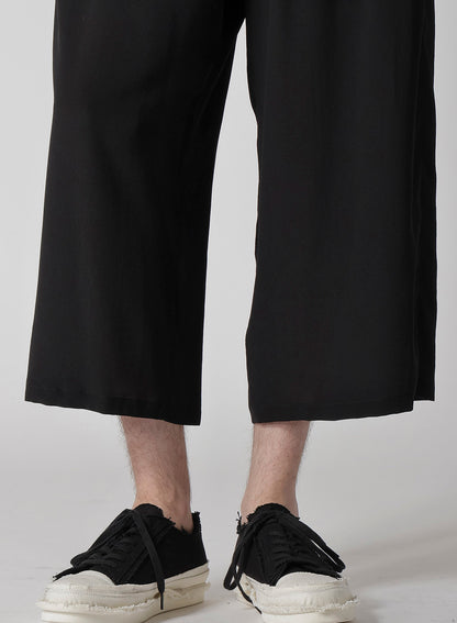12M SILK DECINE TUCKED SEAM WIDE PANTS