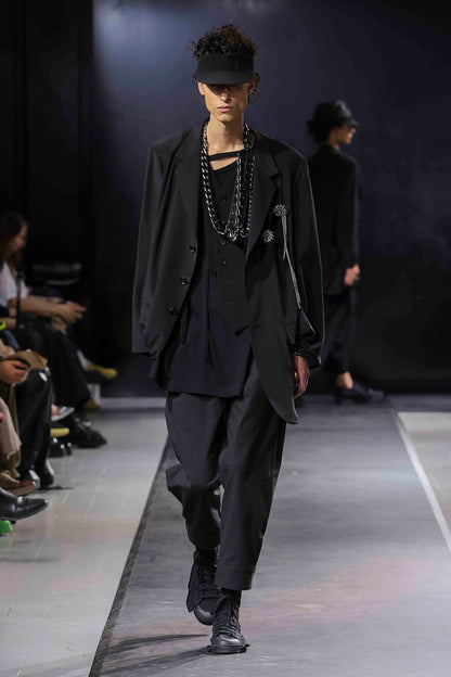 C/ZAZA CLOTH BELTED HEM PANTS