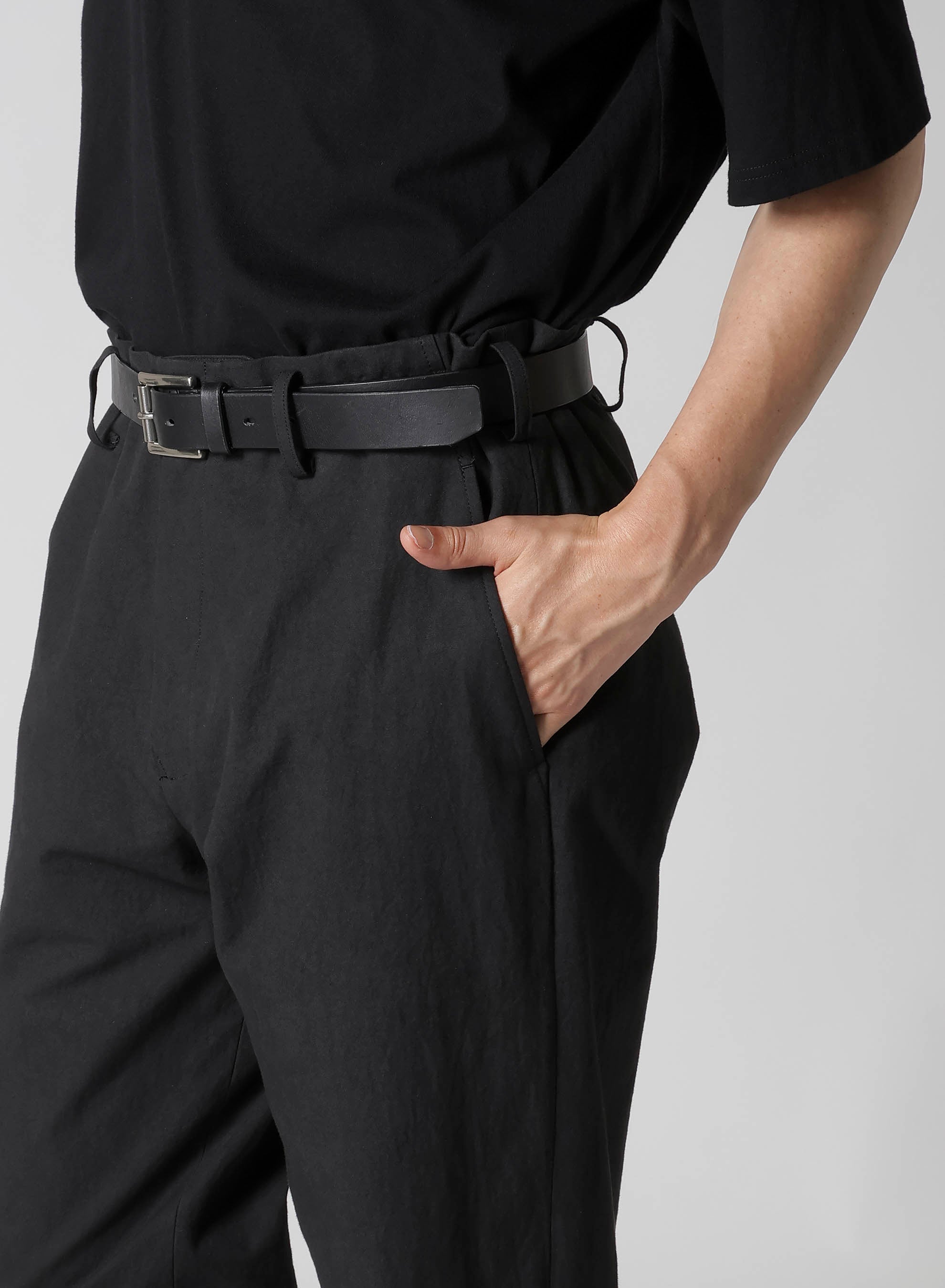 C/ZAZA CLOTH BELTED HEM PANTS – THE SHOP YOHJI YAMAMOTO