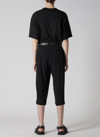 TA TUXEDO BELTED HEM CUFFS PANTS