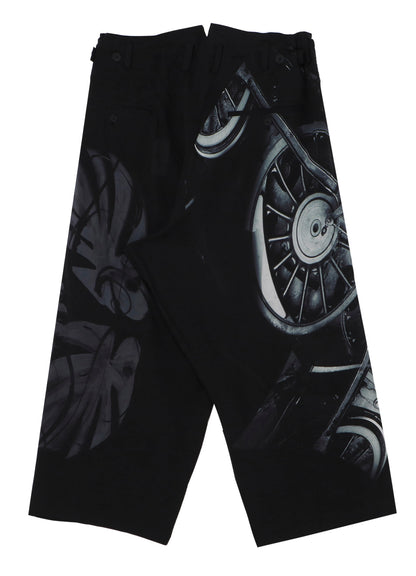 WHEEL PRINT PANTS