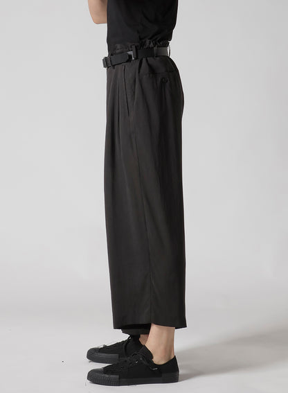 CELLULOSE OZONE PANELED HEM WIDE PANTS