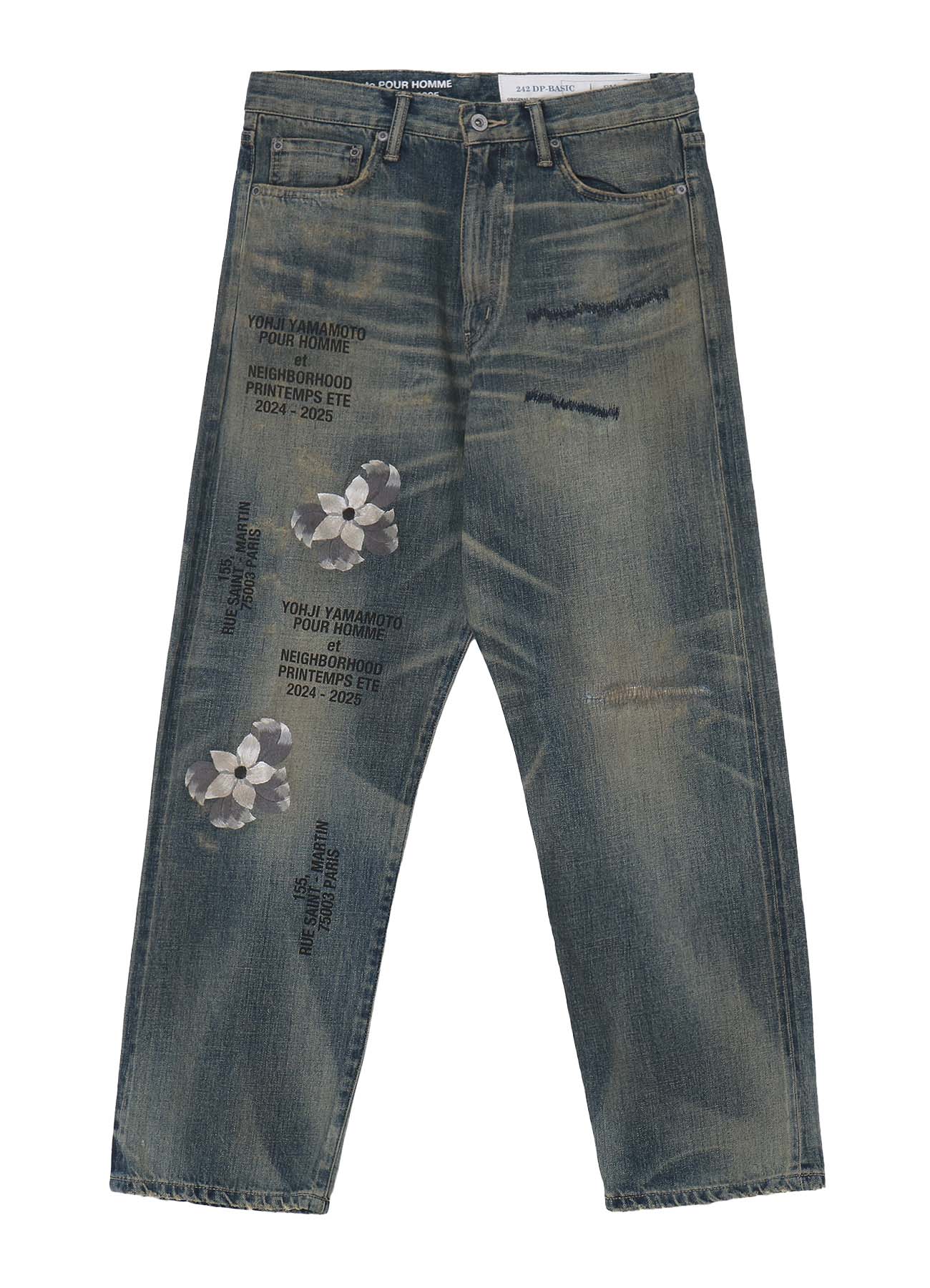 【Restock 12/14 10:00(JST)】Yohji Yamamoto x NEIGHBORHOOD SAVAGE DENIM DP BASIC PANTS　