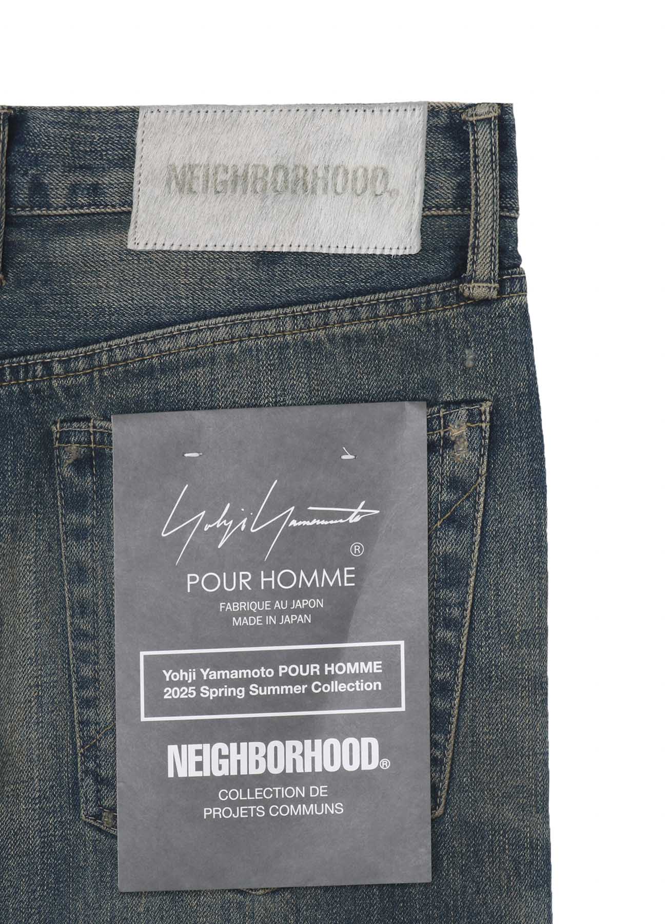 【Restock 12/14 10:00(JST)】Yohji Yamamoto x NEIGHBORHOOD SAVAGE DENIM DP BASIC PANTS　