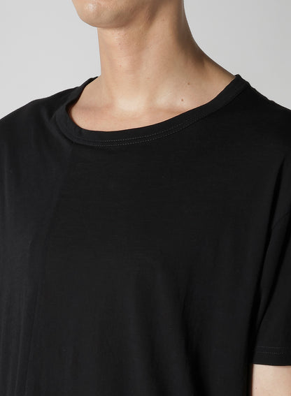 DIORAMA JERSEY ASYMMETRY HEM SHORT SLEEVE T