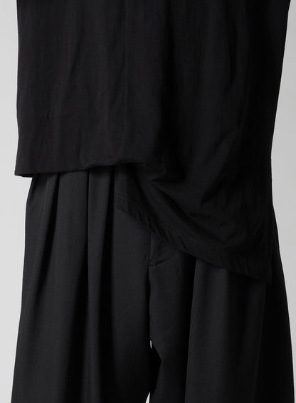 DIORAMA JERSEY ASYMMETRY HEM SHORT SLEEVE T