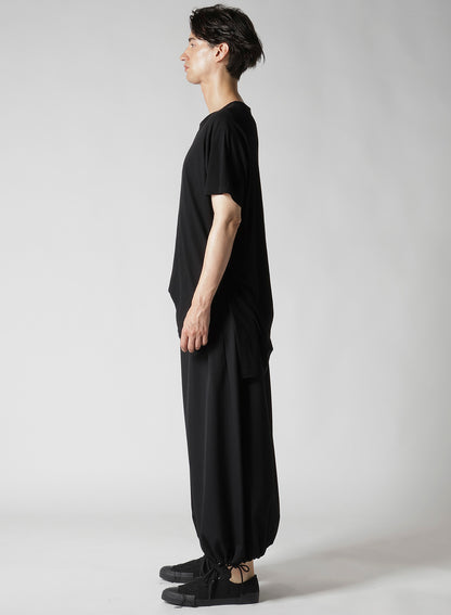 DIORAMA JERSEY ASYMMETRY HEM SHORT SLEEVE T