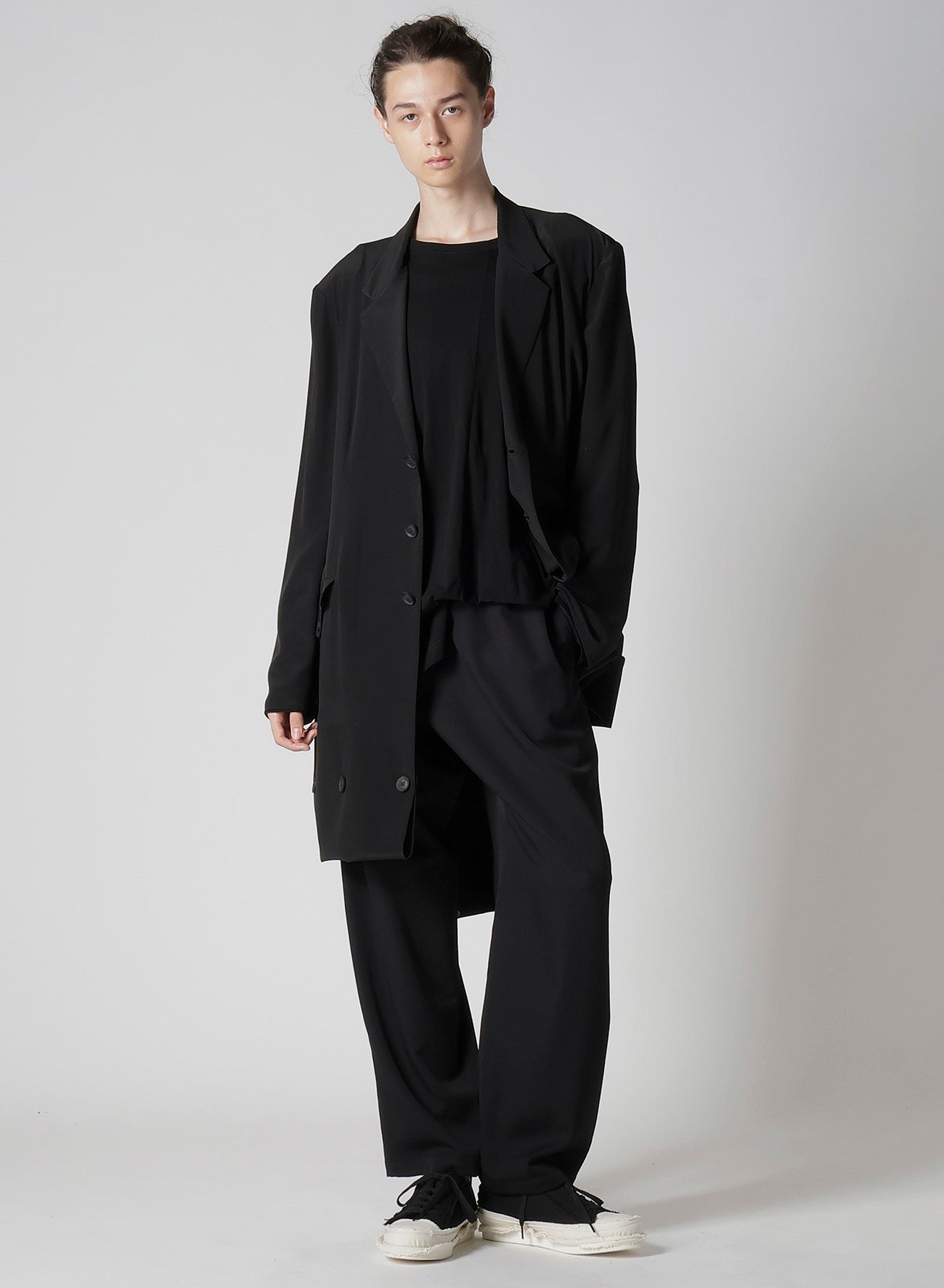 DIORAMA JERSEY ASYMMETRY HEM LONG SLEEVE T