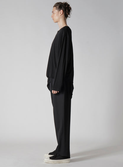 DIORAMA JERSEY ASYMMETRY HEM LONG SLEEVE T