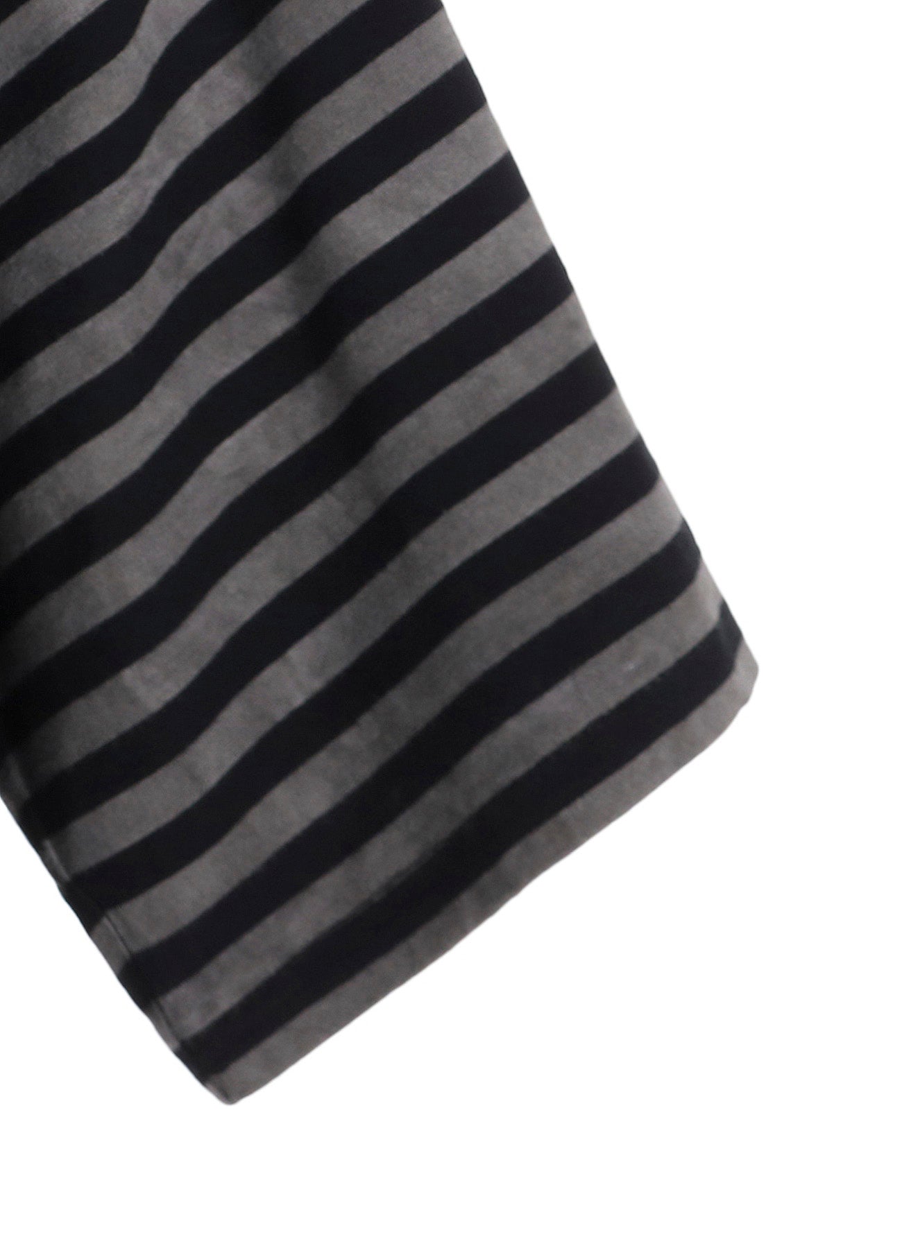 40/2 JERSEY BORDER UNEVEN  ROUND NECK T