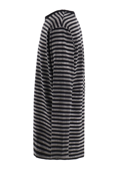 40/2 JERSEY BORDER UNEVEN  ROUND NECK T