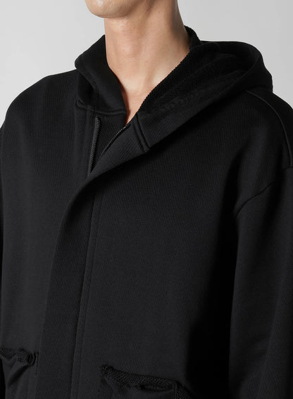 COTTON SMITH POCKET DETAIL HOODIE