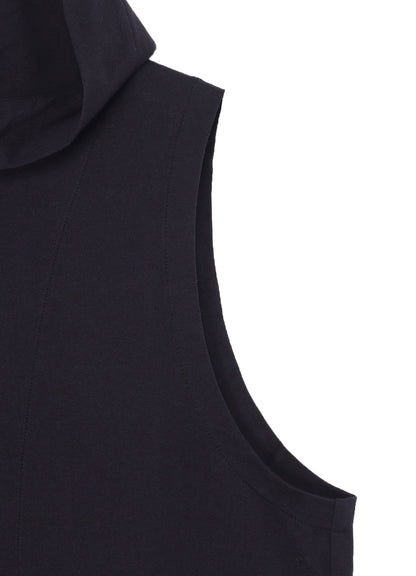 REGULATION JERSEY HOODED ZIPPER VEST