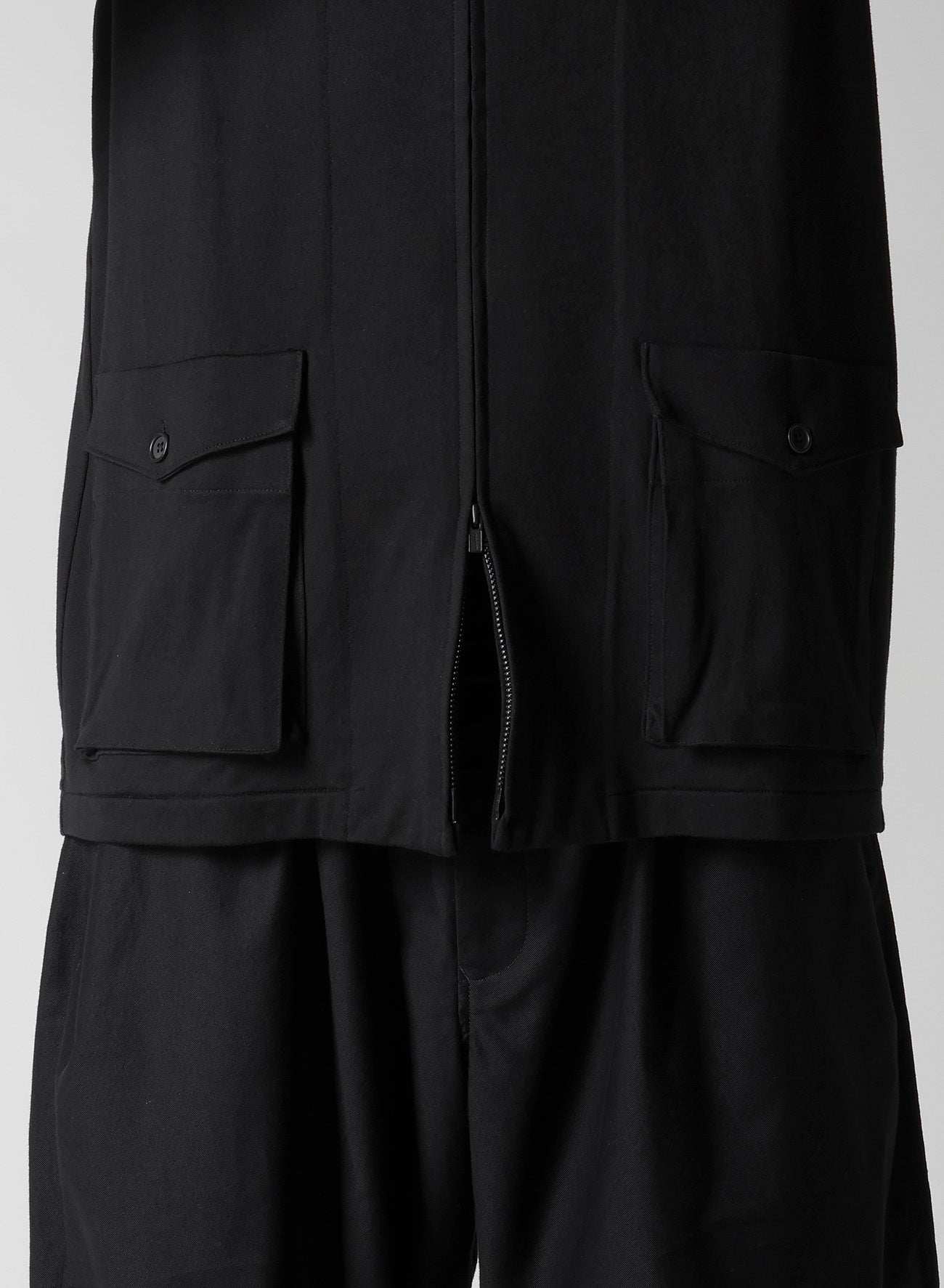 REGULATION JERSEY HOODED ZIPPER VEST